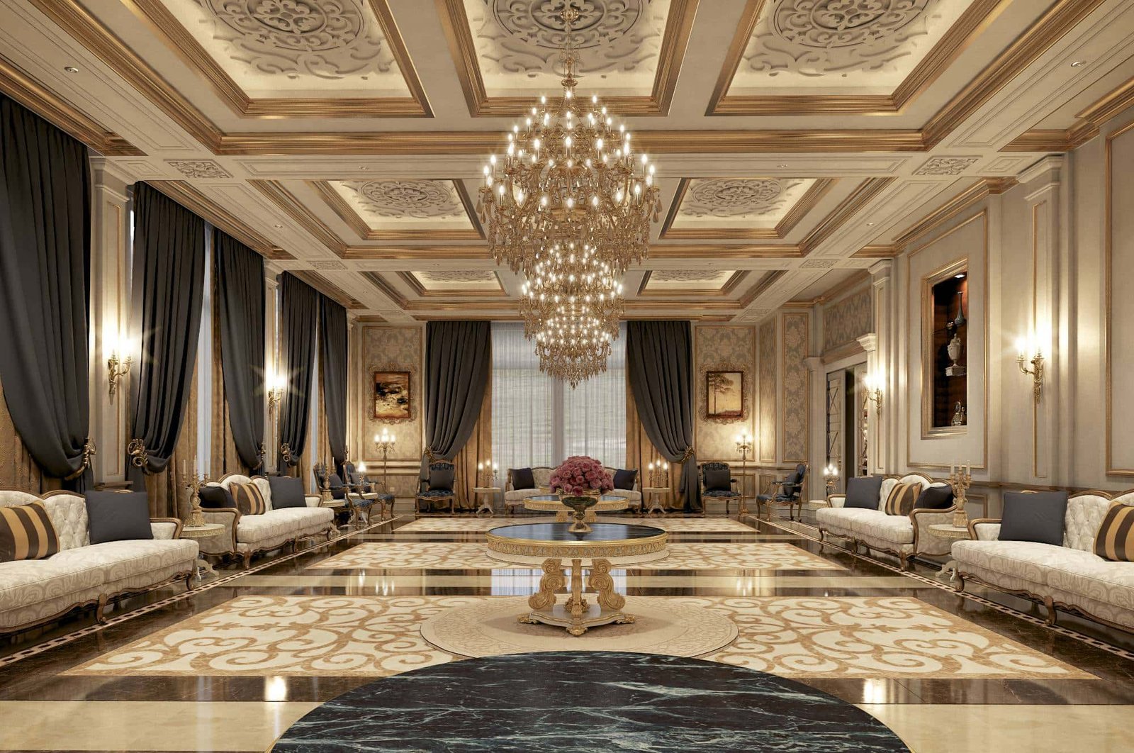 luxury villa interior fit out in Dubai