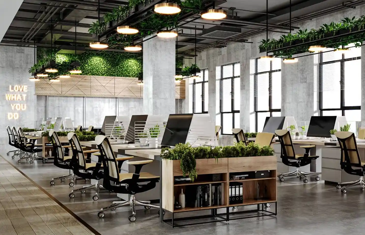 modern office interior fit out in Dubai